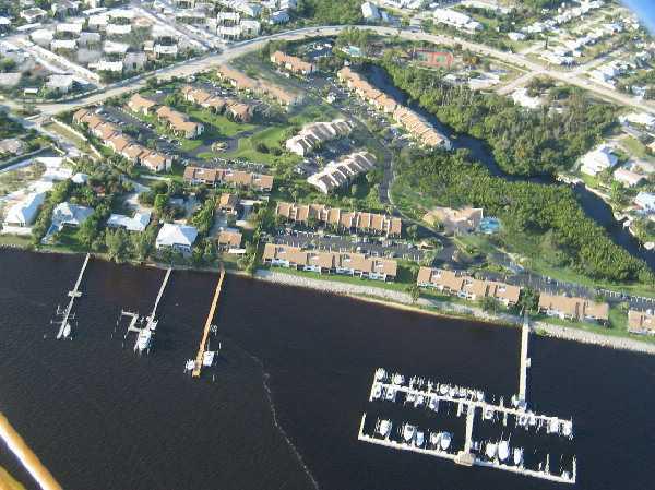 River Club condos aerial